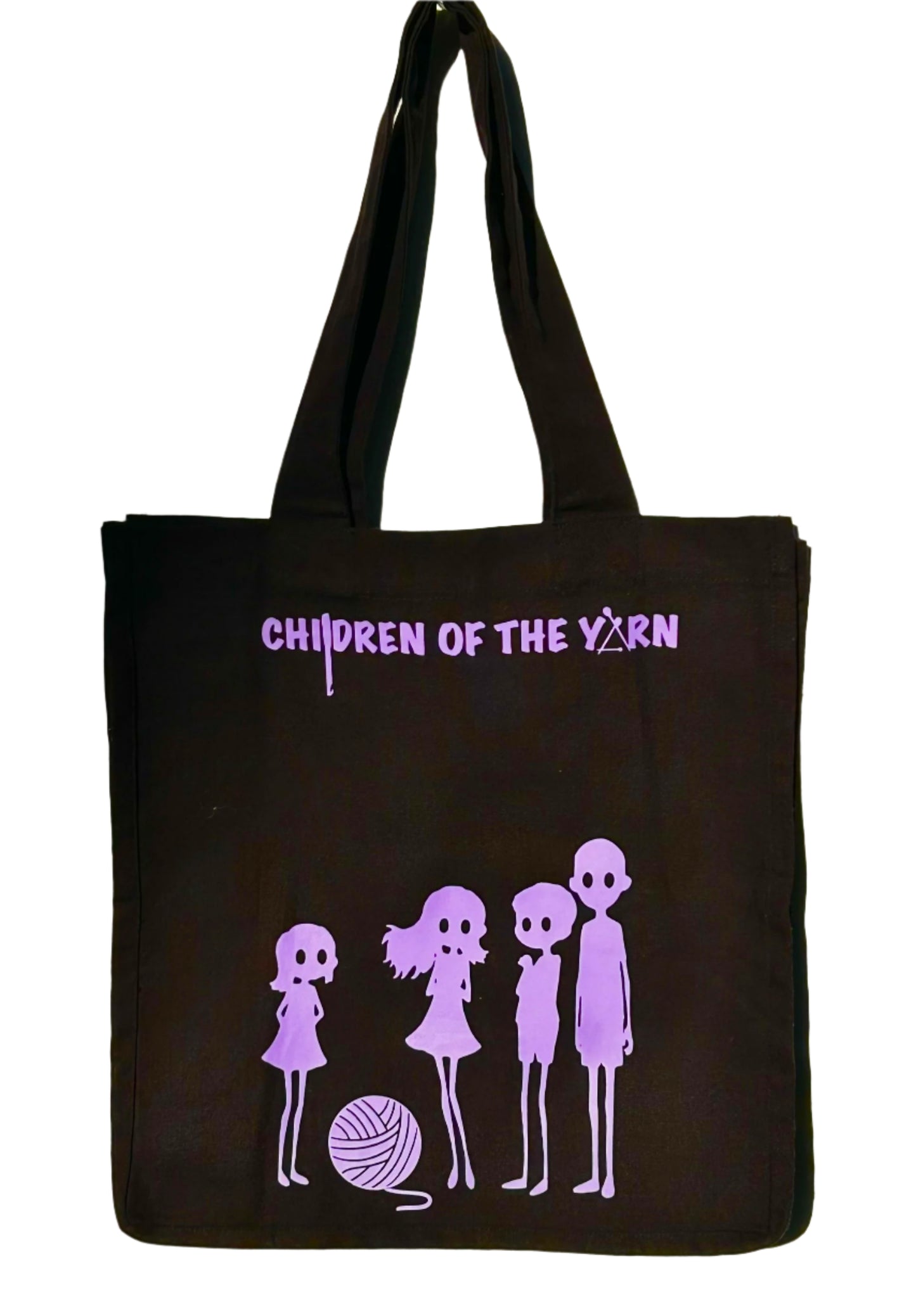 Black Reusable Canvas Tote Bag